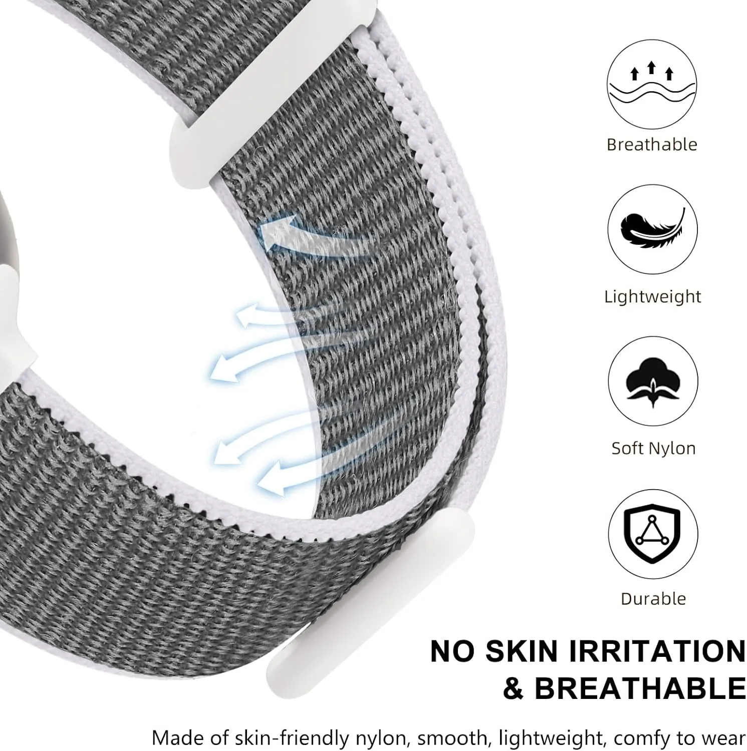3 Pack Band Compatible with Apple Watch Band 38mm 40mm 41mm 42mm 44mm 45mm 46mm 49mm Women Men, Breathable Braided Woven Fabric Nylon Sport Loop Strap for iWatch SE Ultra Series 10 9 8 7 6 5 4 3 2 1