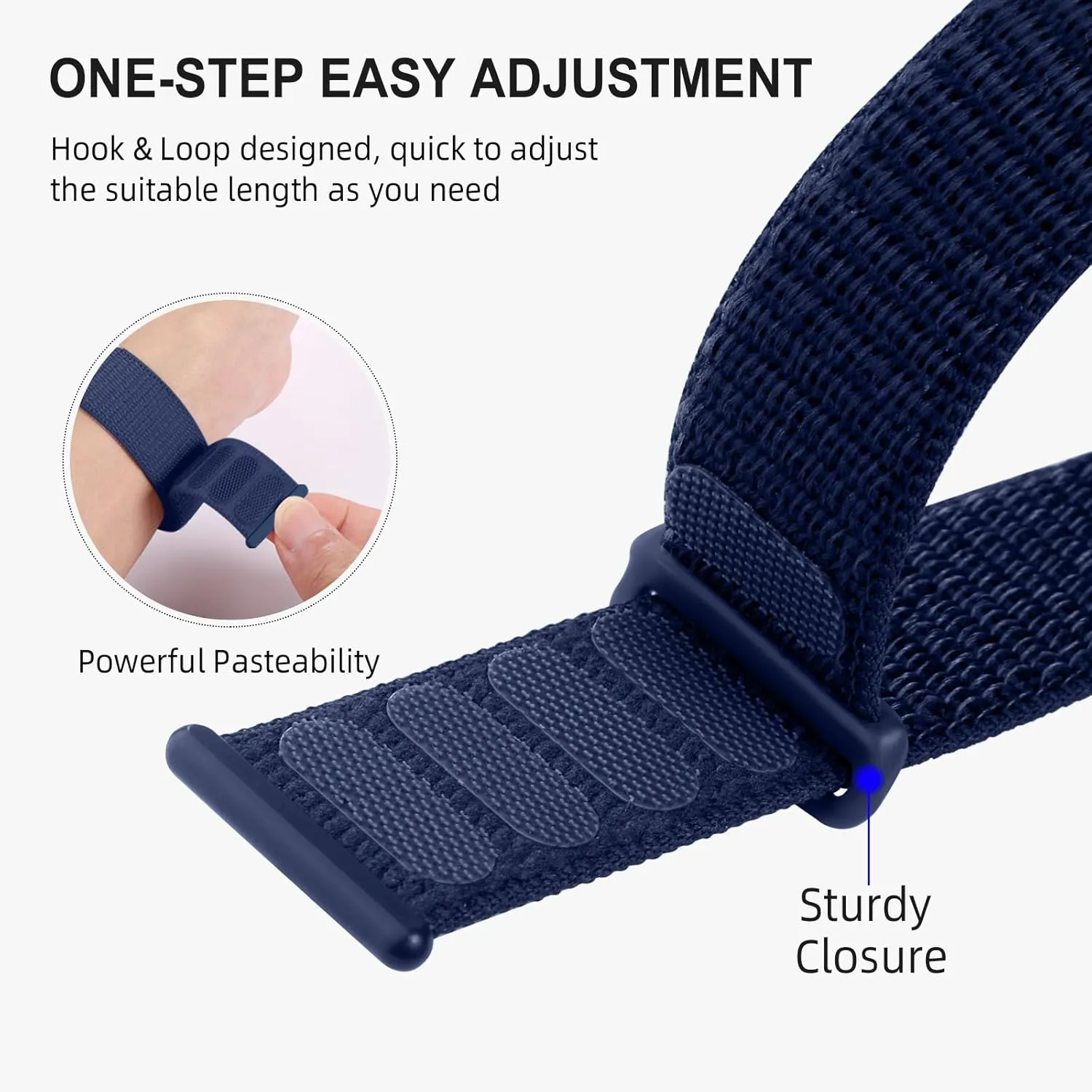 3 Pack Band Compatible with Apple Watch Band 38mm 40mm 41mm 42mm 44mm 45mm 46mm 49mm Women Men, Breathable Braided Woven Fabric Nylon Sport Loop Strap for iWatch SE Ultra Series 10 9 8 7 6 5 4 3 2 1