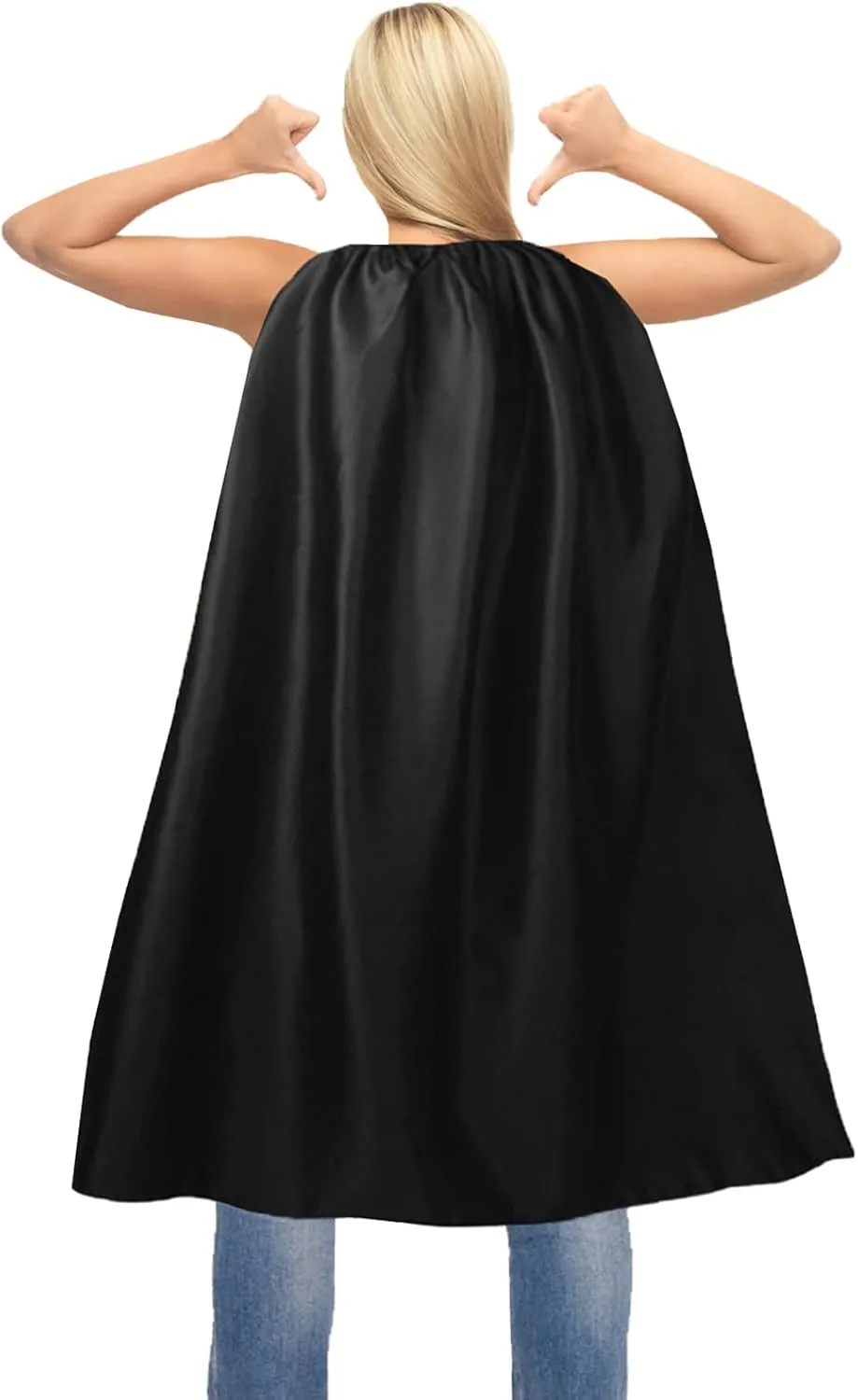 Adult Superhero Cape and Mask for Man and Woman - Halloween Vampire Capes Superhero Party Capes