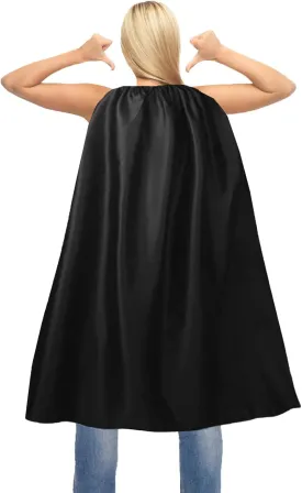 Adult Superhero Cape and Mask for Man and Woman - Halloween Vampire Capes Superhero Party Capes