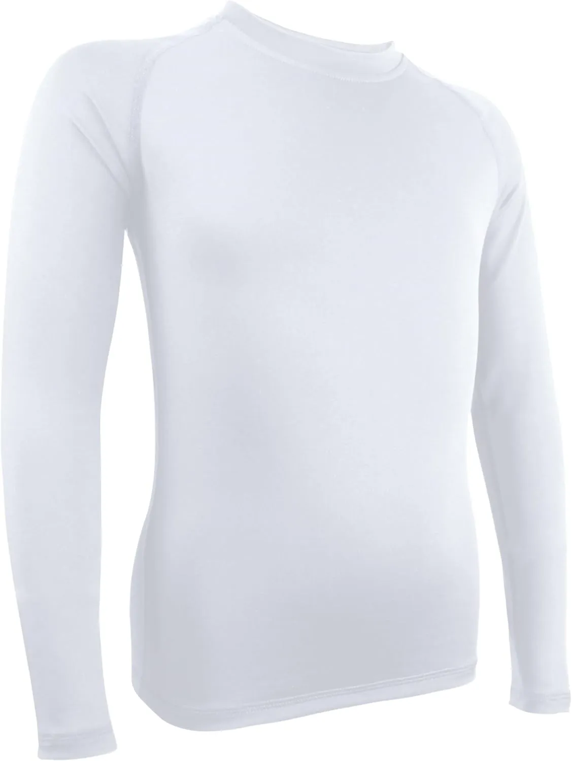 Boys' Girls' Compression Shirt Long Sleeve Moisture Wicking Sports Baselayer for Youth Football Baseball