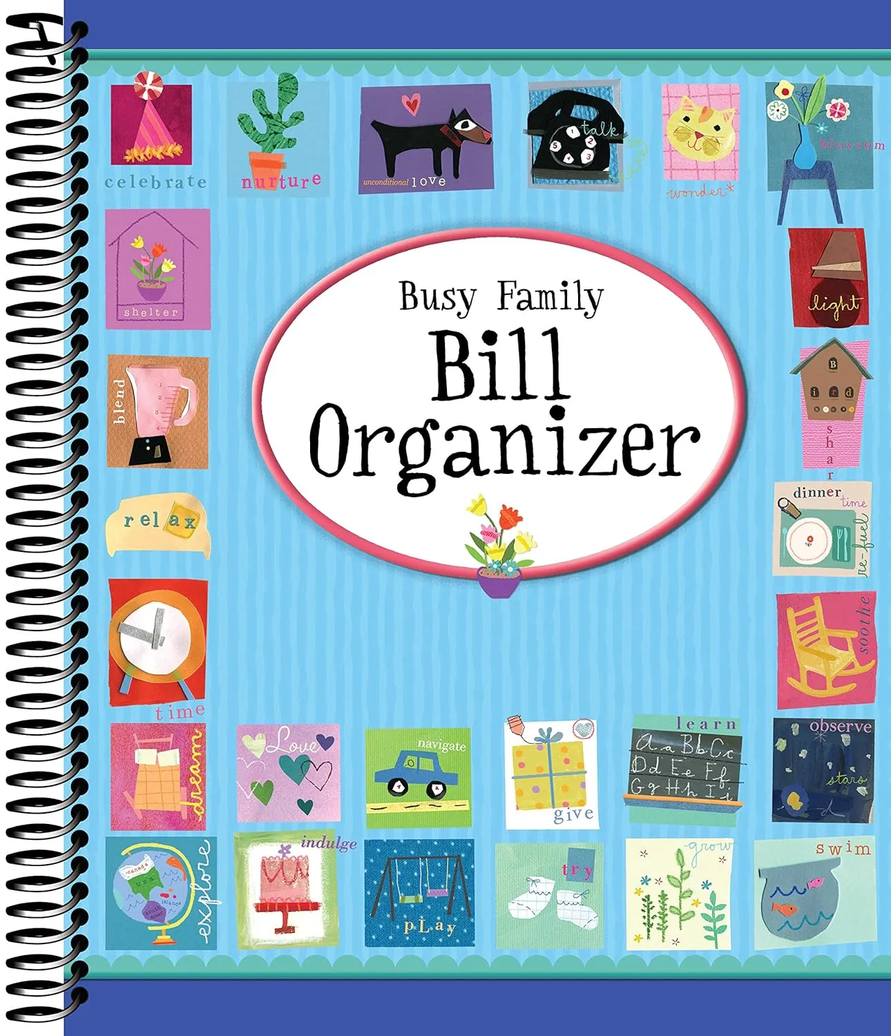Busy Family Bill Organizer Spiral-bound  July 1, 2008