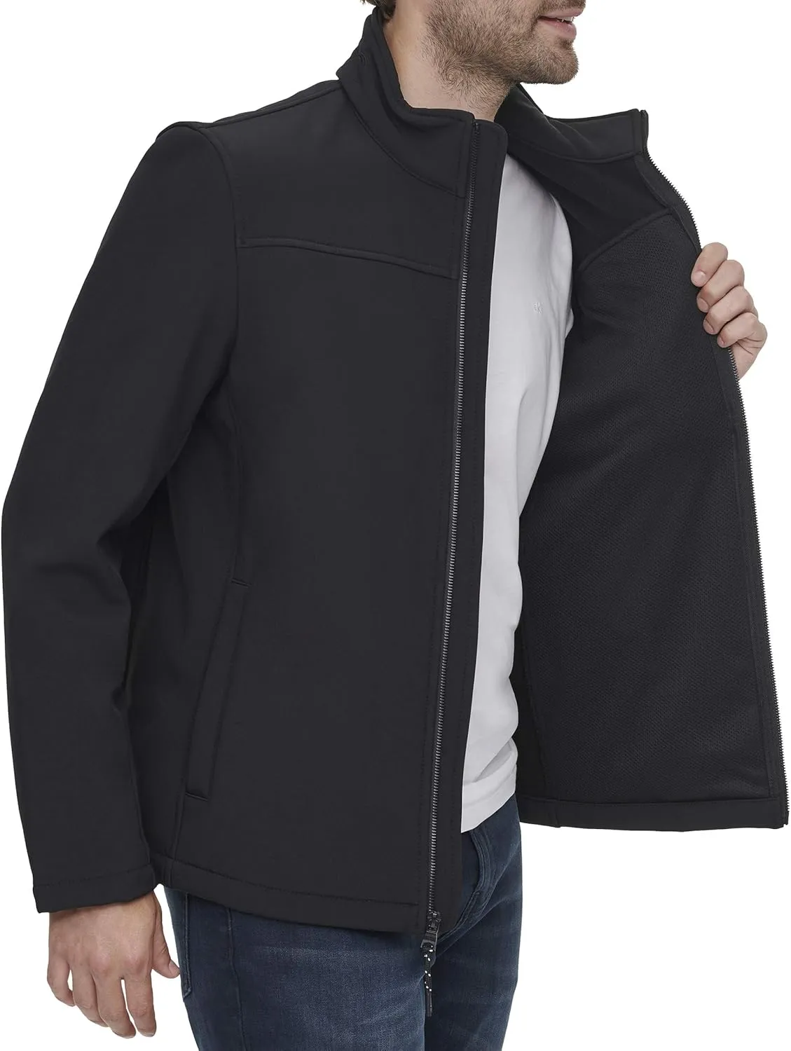 Calvin Klein Men's Water Resistant, Windbreaker Jackets for Men (Standard and Big and Tall)