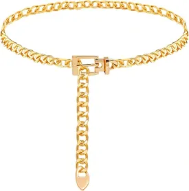 Chain Belts for Women Chunky Waist Chain Belt Punk Belt for Girls Dresses