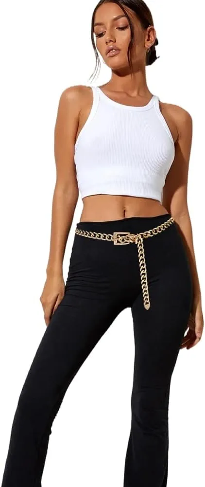 Chain Belts for Women Chunky Waist Chain Belt Punk Belt for Girls Dresses