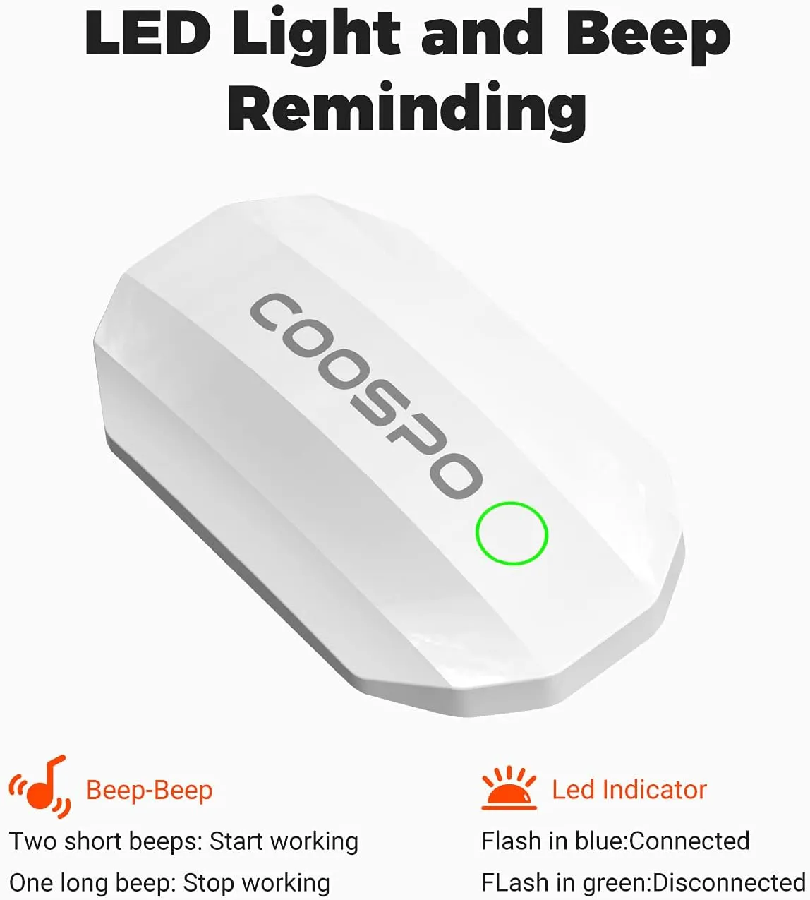 COOSPO Bluetooth Heart Rate Monitor Chest Strap H808S, ANT  BLE HR Monitor Chest, HRM IP67 Waterproof, Use for Running Cycling Gym and Other Sports