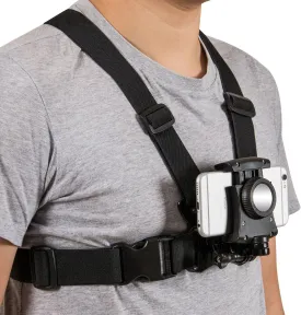 Coreal Mobile Phone Chest Mount Harness Strap Holder Cell Phone Clip Action Camera POV for Samsung iPhone Plus etc