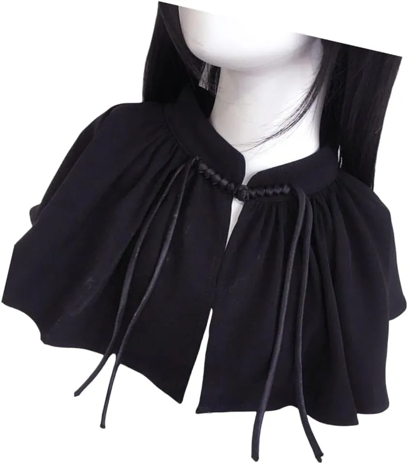 Elegant Chest Coverup Fashion Stand Collar Shawl Elegant Shoulder Wrap Comfortable Unique Capelet