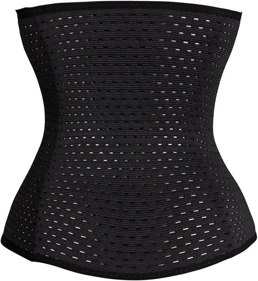 FUT Waist Trainer for Women Tummy Control Body Shaper Waist Cincher Shapewear with Steel Bones