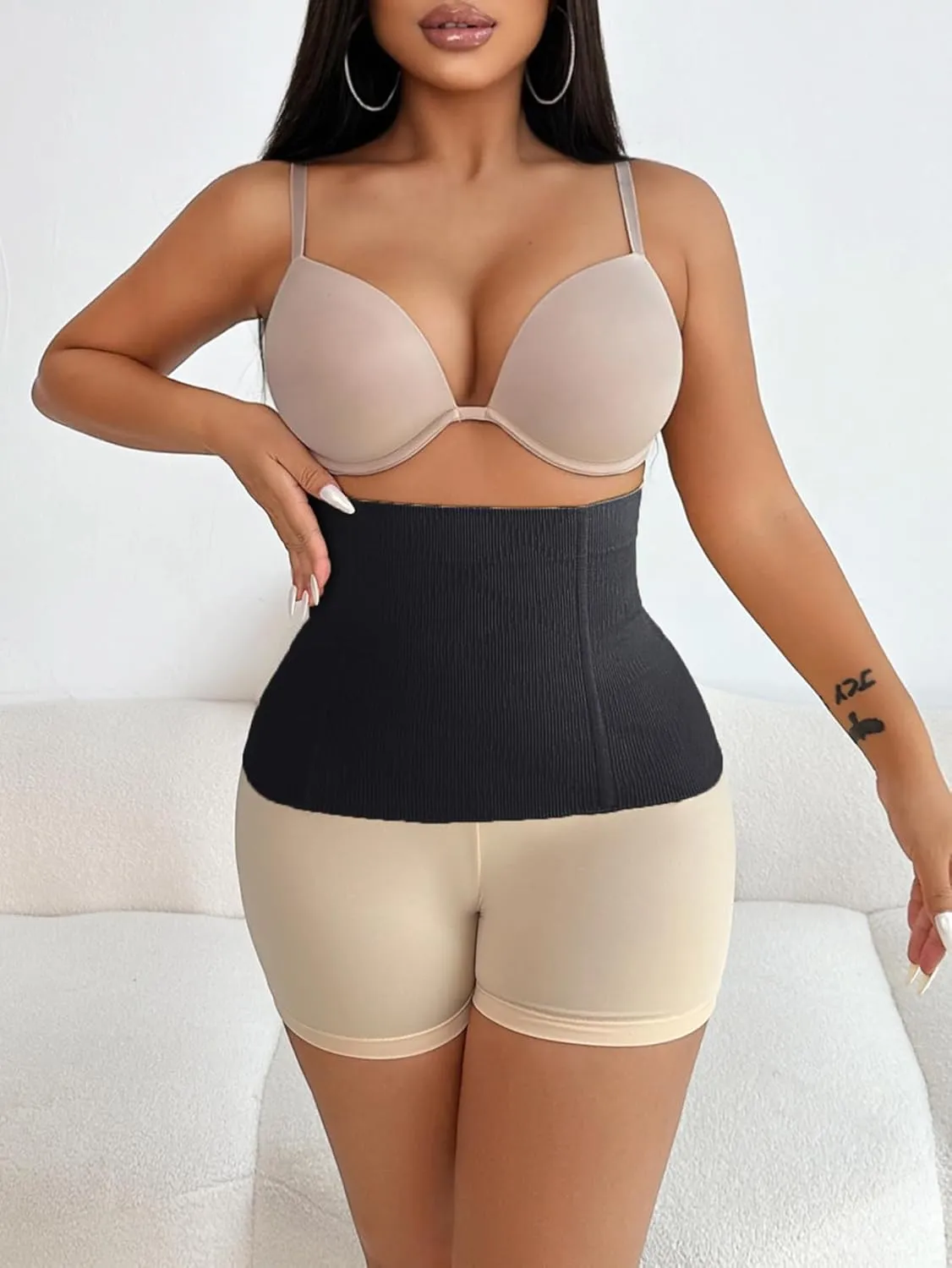 Girdle - Tummy Control Waist Cincher for Women - Shapewear Waist Shaper - Belly Fat Stomach Compression