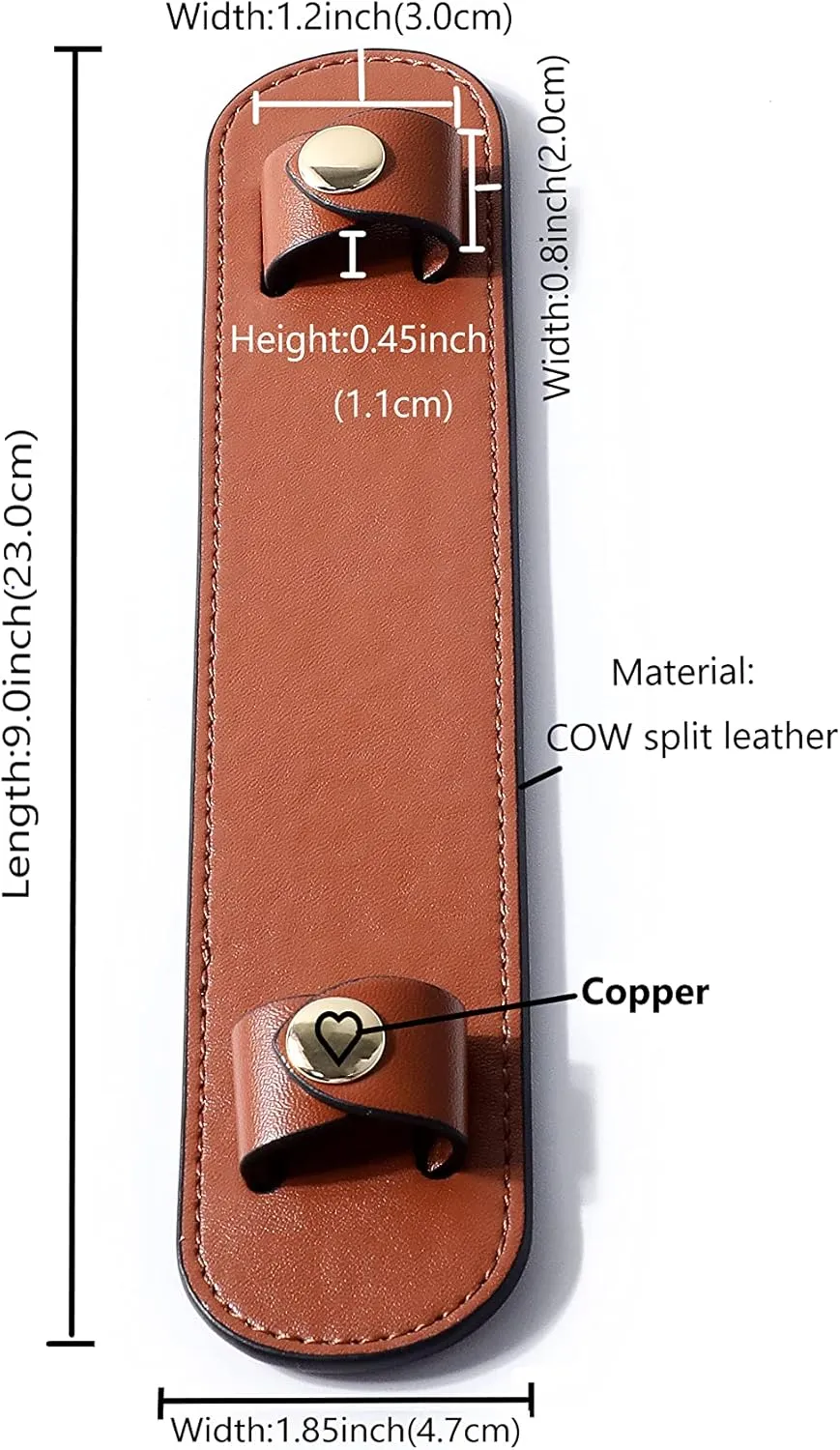 GOXTECH Leather Shoulder Strap Pad for Designer Trendy Bags