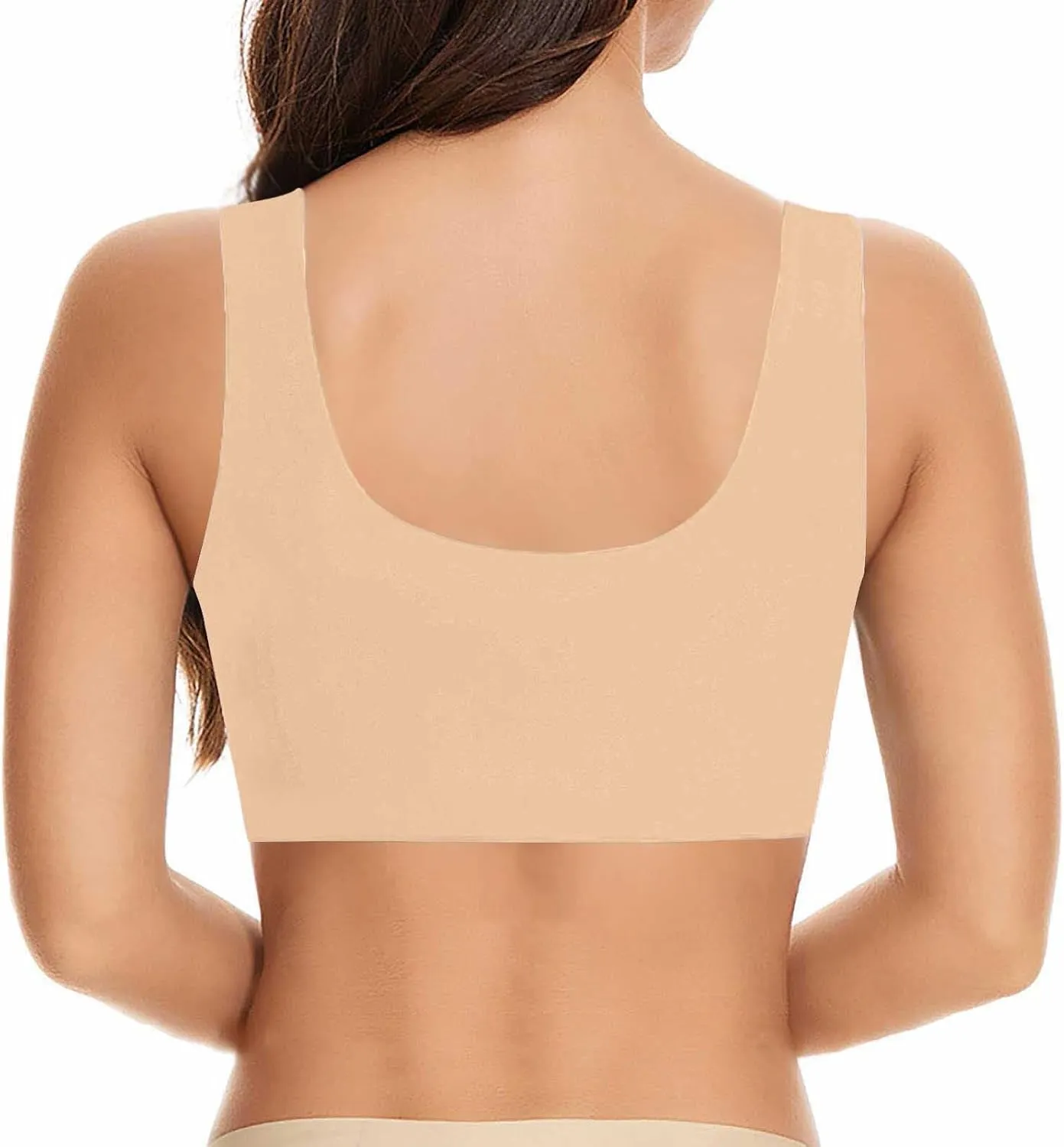 Hatmeo Posture Correcting Bra Orthopedic Anti-Sagging Bras for Senior High Support Ice Silk Breathable Push up Bras