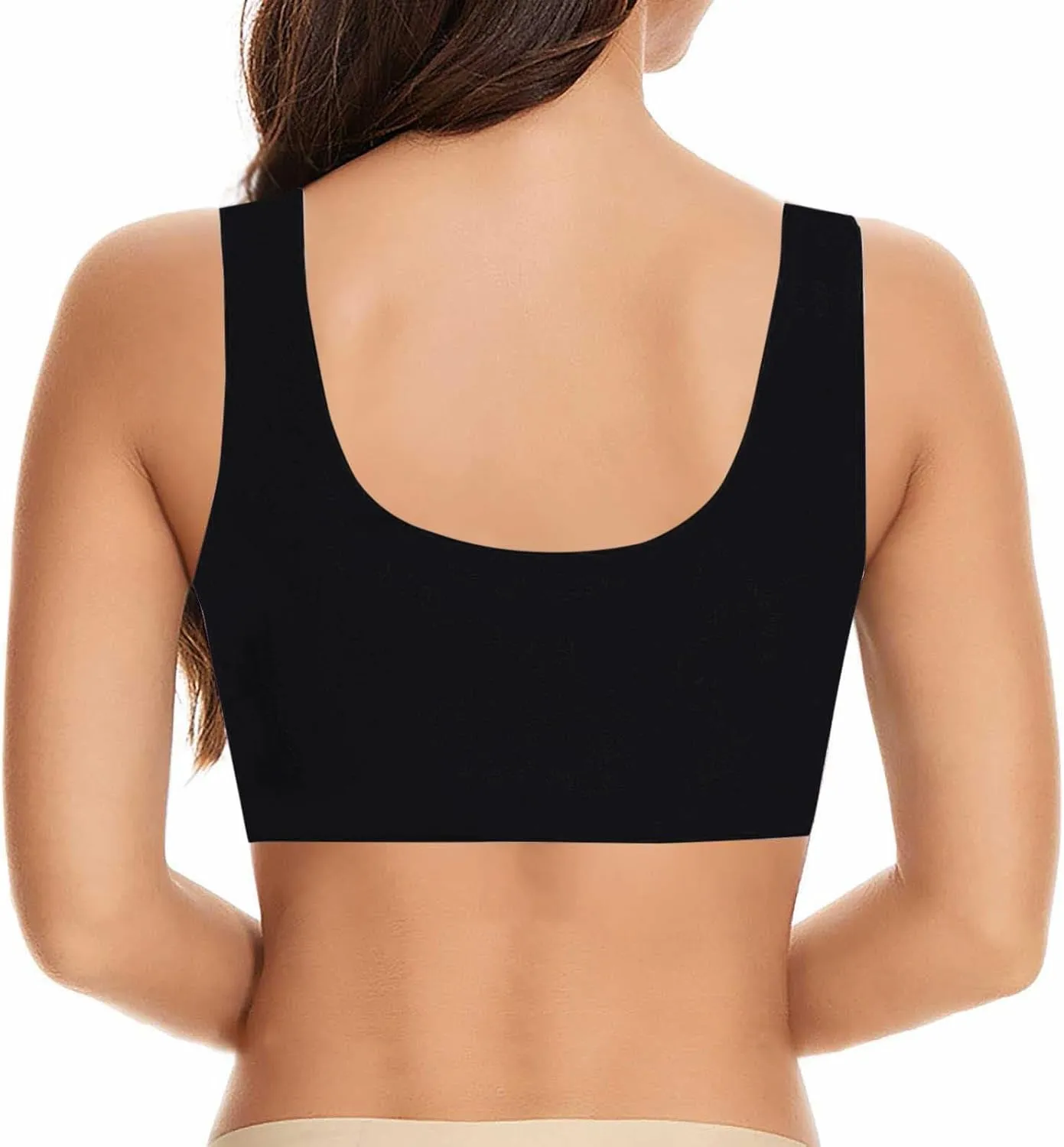Hatmeo Posture Correcting Bra Orthopedic Anti-Sagging Bras for Senior High Support Ice Silk Breathable Push up Bras