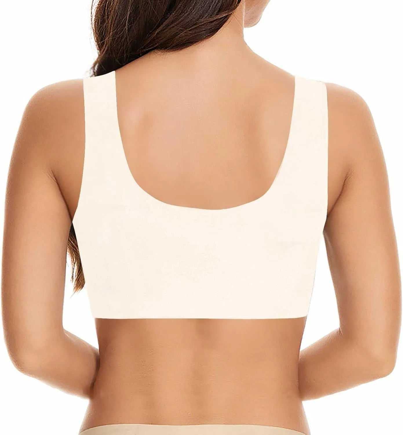 Hatmeo Posture Correcting Bra Orthopedic Anti-Sagging Bras for Senior High Support Ice Silk Breathable Push up Bras