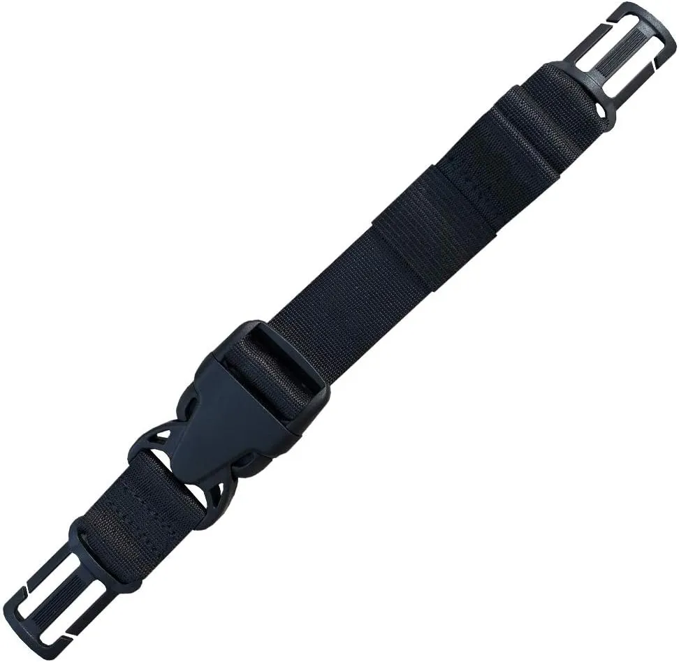 HDHYK Backpack Chest Strap- Nylon -Suitable for Webbing on The Backpack up to1in. Black