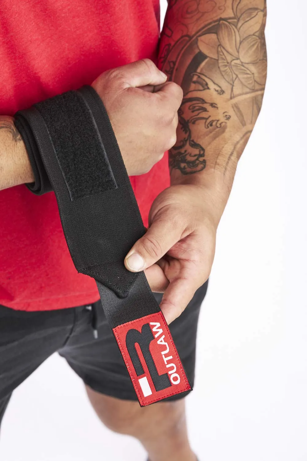Iron Rebel Outlaw Wrist Wraps - Lift Safely and Improve Performance with Wrist Support for Powerlifting, Bodybuilding or Training - for Men and Women (Pair)