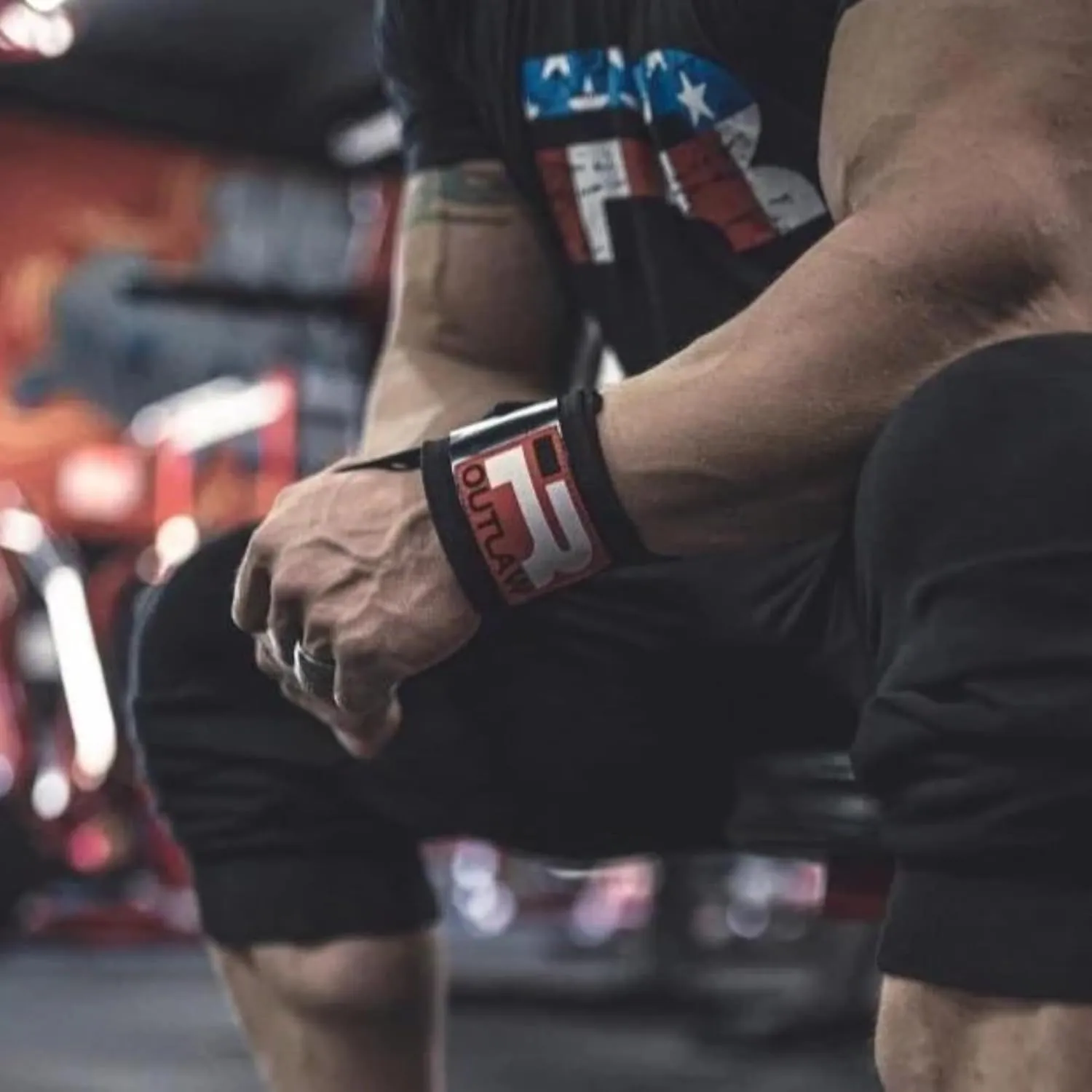 Iron Rebel Outlaw Wrist Wraps - Lift Safely and Improve Performance with Wrist Support for Powerlifting, Bodybuilding or Training - for Men and Women (Pair)