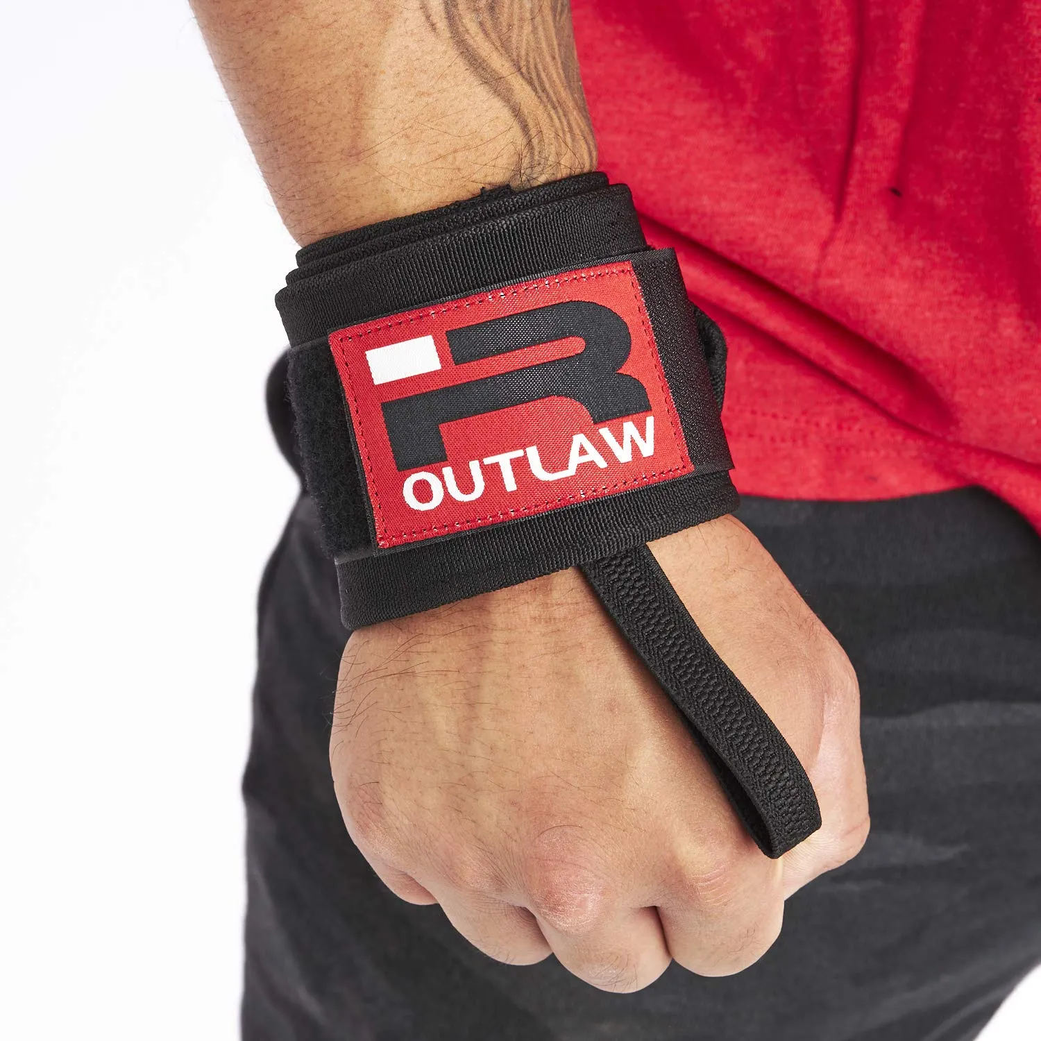 Iron Rebel Outlaw Wrist Wraps - Lift Safely and Improve Performance with Wrist Support for Powerlifting, Bodybuilding or Training - for Men and Women (Pair)