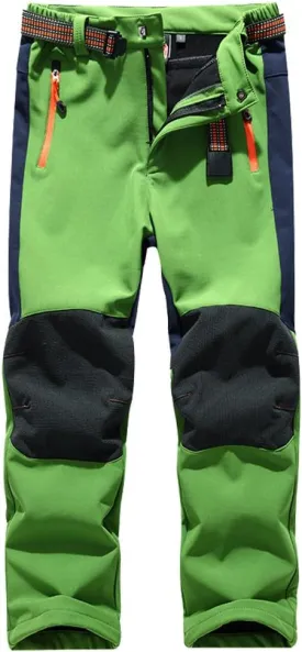 Jessie Kidden Kids Boys Girls Youth Waterproof Hiking Ski Snow Pants Elastic Waist Warm Insulated Pants