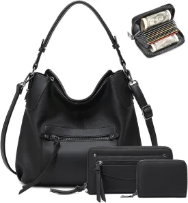 lapsting Hobo Bags for Women Handbags Purse Ladies Boho Shoulder Bag Crossbody Purses Faux Leather