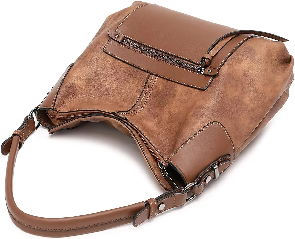 lapsting Hobo Bags for Women Handbags Purse Ladies Boho Shoulder Bag Crossbody Purses Faux Leather