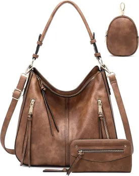lapsting Hobo Bags for Women Handbags Purse Ladies Boho Shoulder Bag Crossbody Purses Faux Leather