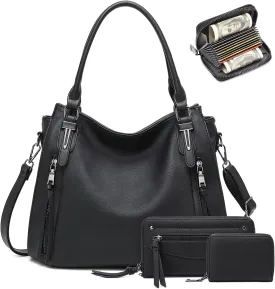 lapsting Hobo Bags for Women Handbags Purse Ladies Boho Shoulder Bag Crossbody Purses Faux Leather