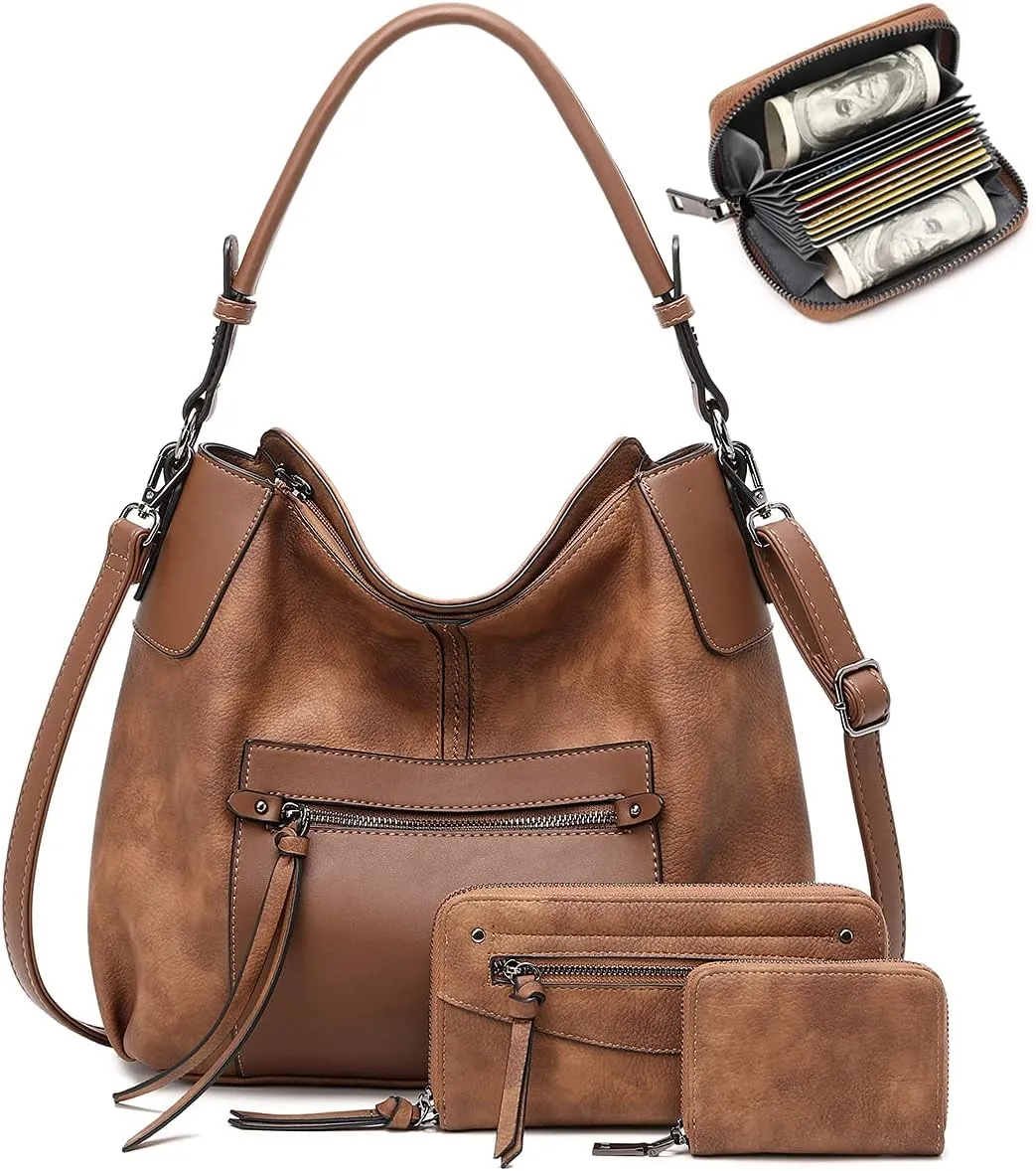 lapsting Hobo Bags for Women Handbags Purse Ladies Boho Shoulder Bag Crossbody Purses Faux Leather