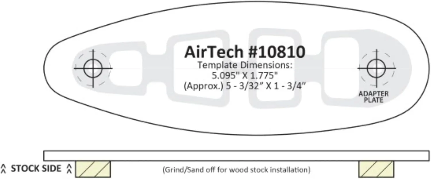 LimbSaver AirTech Precision-Fit Recoil Pad for Wood Stocks