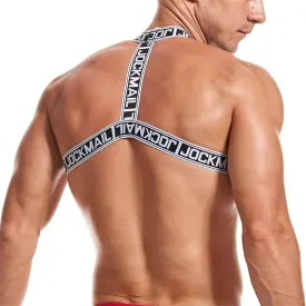 Mens Fitness Shoulder Strap Crop Top Chest Muscle Harness Bandage Strap
