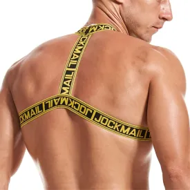 Mens Fitness Shoulder Strap Crop Top Chest Muscle Harness Bandage Strap