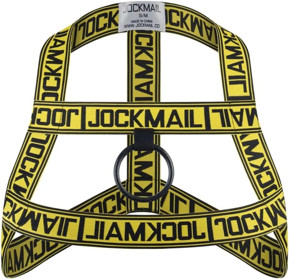 Mens Fitness Shoulder Strap Crop Top Chest Muscle Harness Bandage Strap