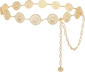Metal Waist Chain Sun Moon Body Belly Belt Gold Silver Belts Jewelry Accessories for Women Girls