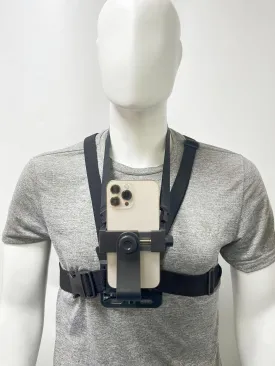 Mobile Phone Chest Strap Mount Chest Harness Holder for Action Camera and Cell Phones