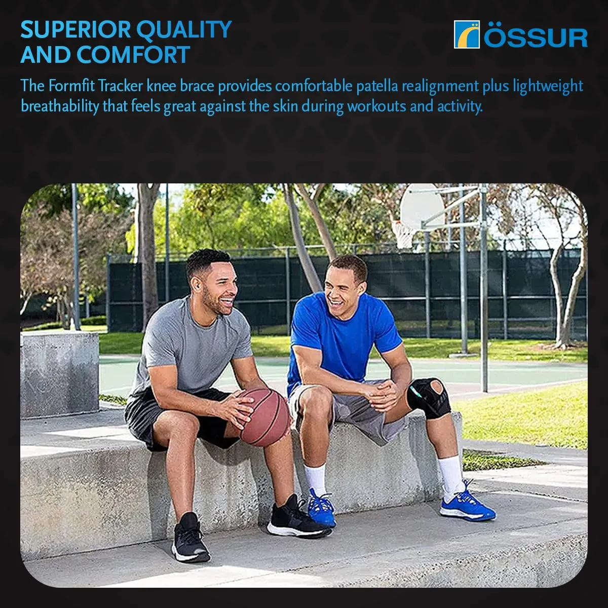 Ossur Formfit Tracker Knee Brace - Patella Stabilizer for Running & Training | Powerlock Straps & CustomFit Hinges for Secure Lateral Support | For Kneecap Tracking or Dislocation | XL, Right