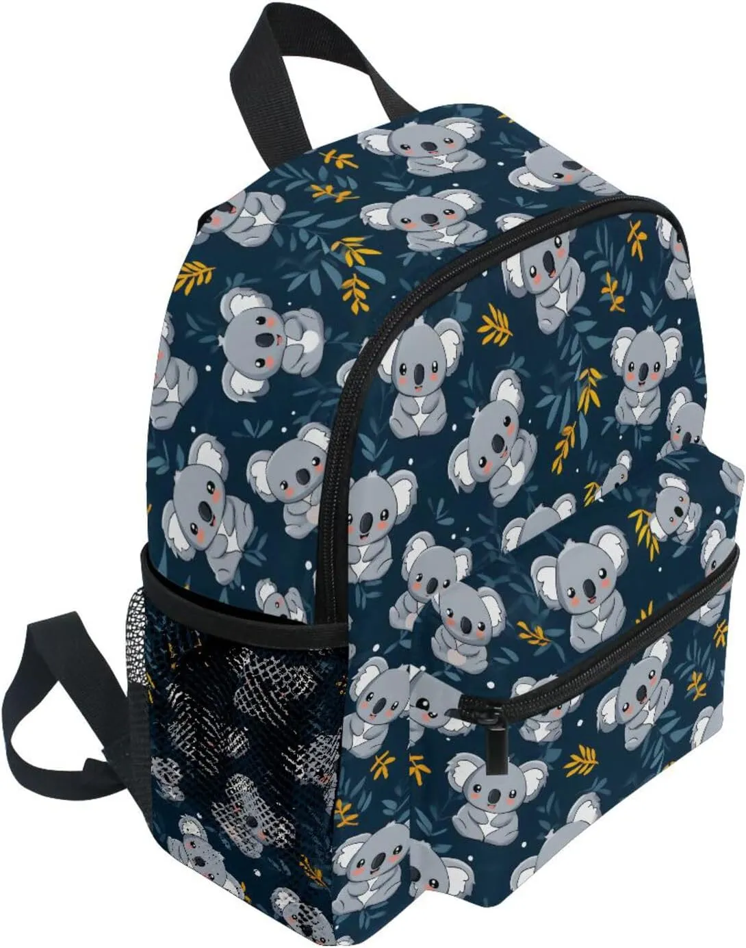 panksolu Cute Childish Koala Toddler Backpack for Boys Girls,Kid Backpack with Chest Clip and Name Tag, S