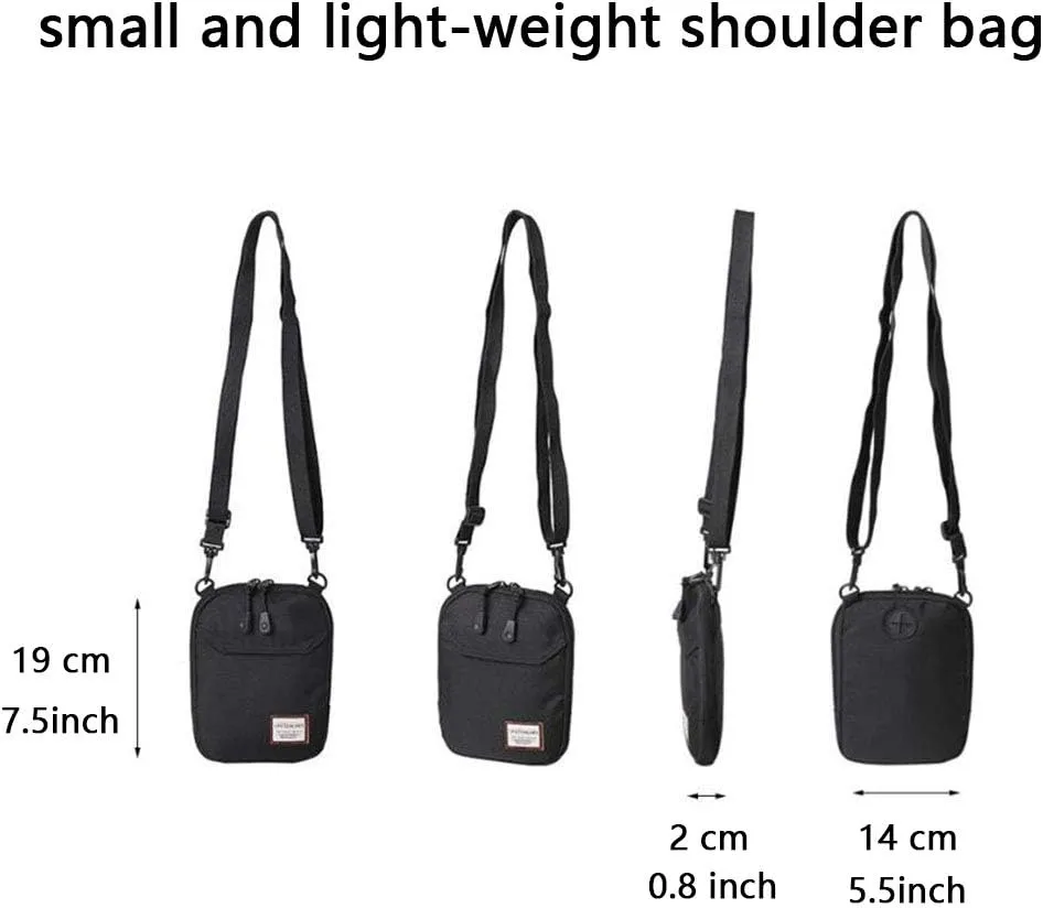 SEAFEW Mini Crossbody Bag Shoulder Bag for Men, Small Messenger Satchel Bag for Women