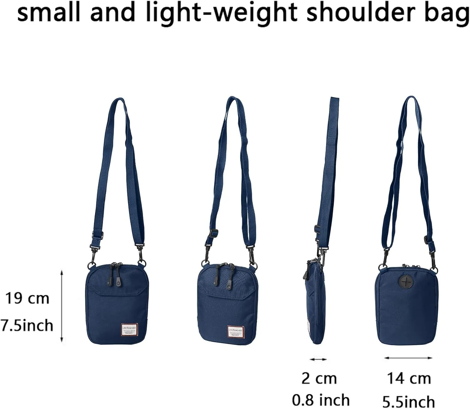 SEAFEW Mini Crossbody Bag Shoulder Bag for Men, Small Messenger Satchel Bag for Women