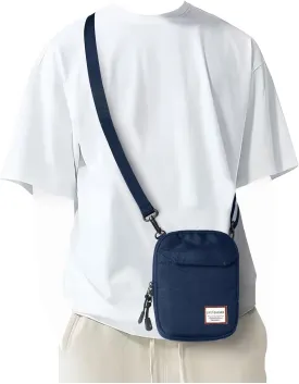 SEAFEW Mini Crossbody Bag Shoulder Bag for Men, Small Messenger Satchel Bag for Women