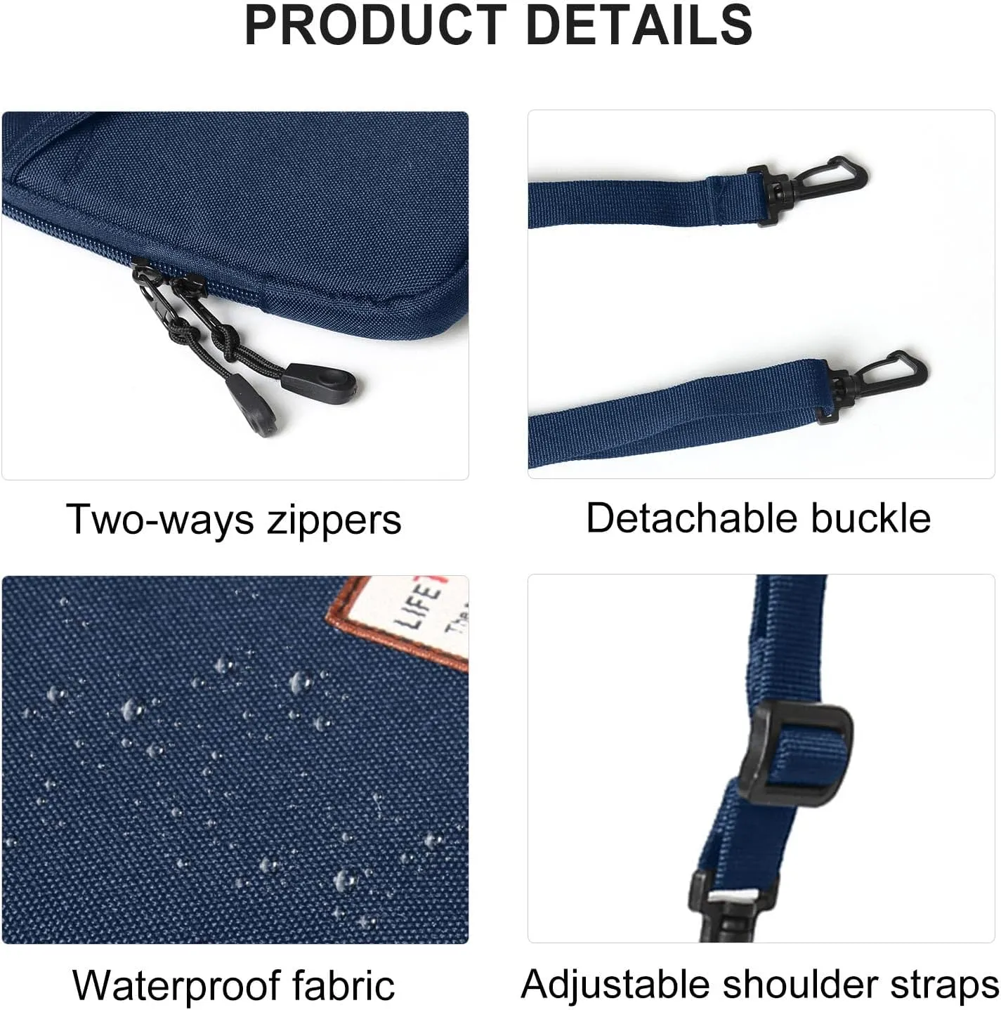 SEAFEW Mini Crossbody Bag Shoulder Bag for Men, Small Messenger Satchel Bag for Women