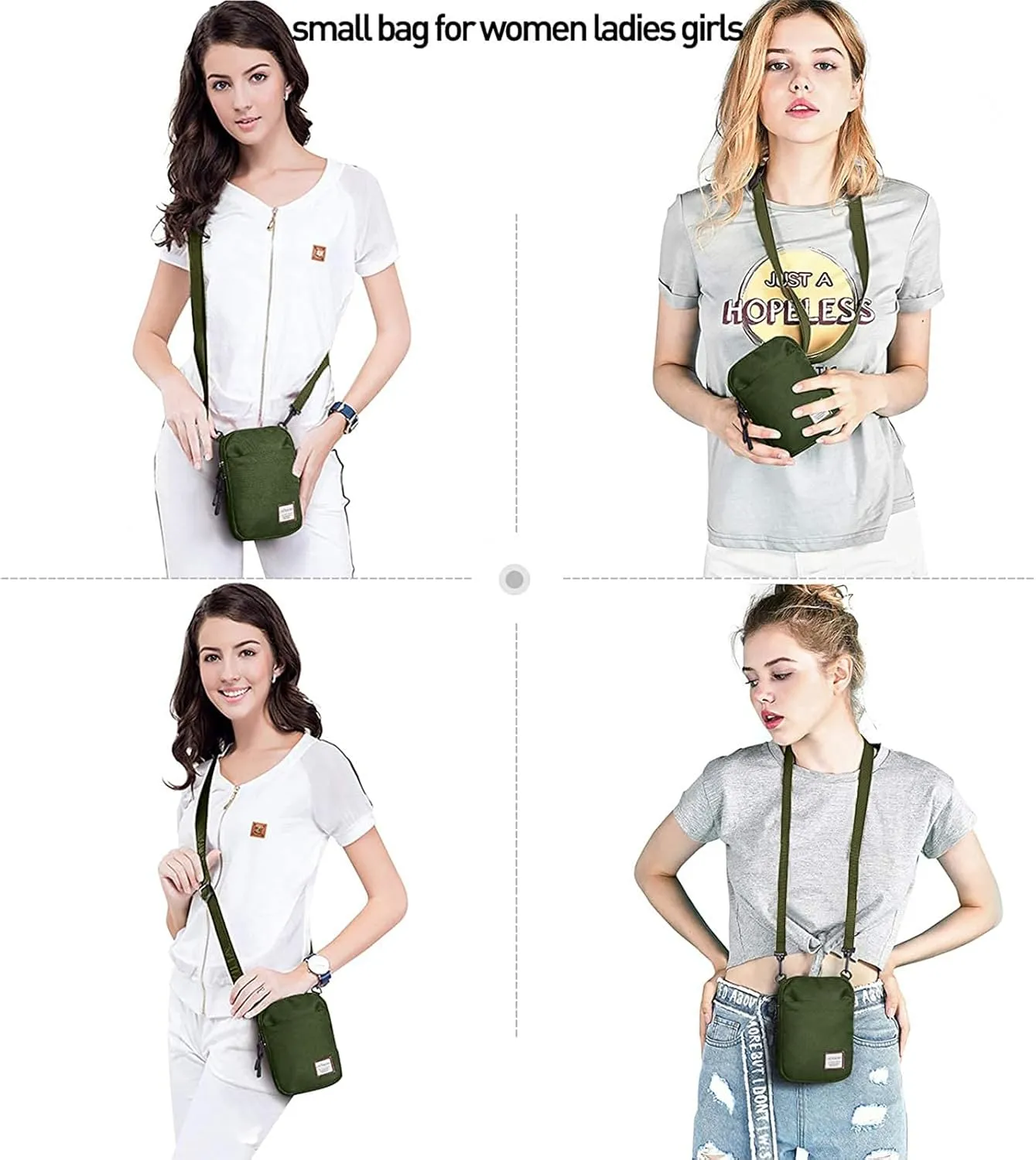 SEAFEW Mini Crossbody Bag Shoulder Bag for Men, Small Messenger Satchel Bag for Women