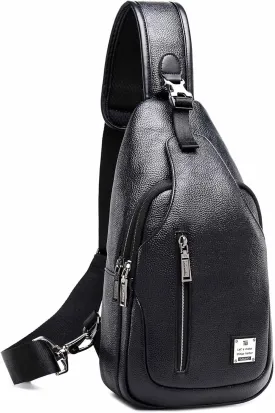Small Sling Bag Crossbody Backpack Over the Shoulder Bag for Men Women Travel Outdoors, Lightweight Chest Pack