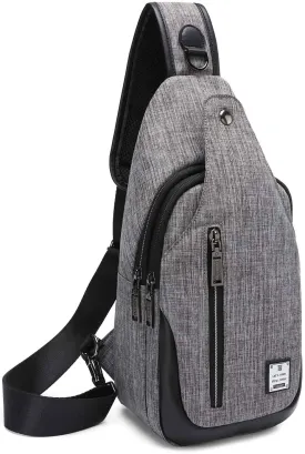 Small Sling Bag Crossbody Backpack Over the Shoulder Bag for Men Women Travel Outdoors, Lightweight Chest Pack