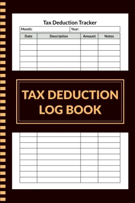 Tax Deduction Log Book: A tax return organizer for small businesses or individuals and more, Record Your Write-Offs and Deductible Expenses Paperback  July 7, 2024