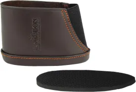 TOURBON Hunting Shooting Genuine Leather Recoil Sleeve Slip On Shotgun Shoulder Recoil Pad