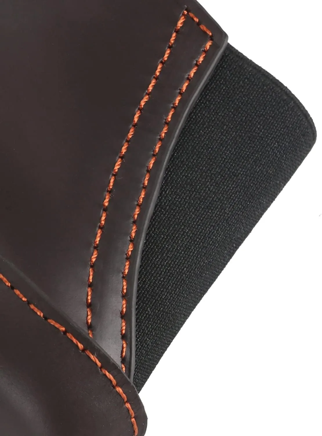 TOURBON Hunting Shooting Genuine Leather Recoil Sleeve Slip On Shotgun Shoulder Recoil Pad