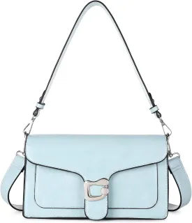 Travistar Crossbody Bags for Women Trendy - Small Cross Body Purse Shoulder Bag Leather Handbags Evening Clutch with 2 Straps
