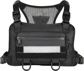VISMIX Waterproof Running Chest Pack, Lightweight Sports Chest Bag For Workouts, Running, Cycling, Skiing