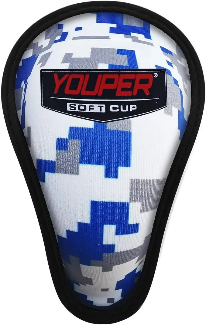 Youper 2 Pack Youth Brief with Soft Protective Athletic Cup, Youth Compression Underwear for Baseball & Football